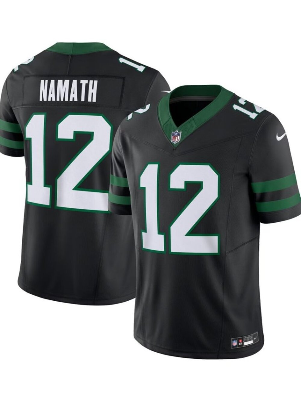Nike Mens Joe Namath New York Jets Alternate Vapor F.U.S.E. Limited Jersey Large